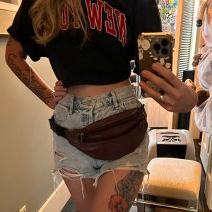 Vintage Genuine Leather Fanny Pack